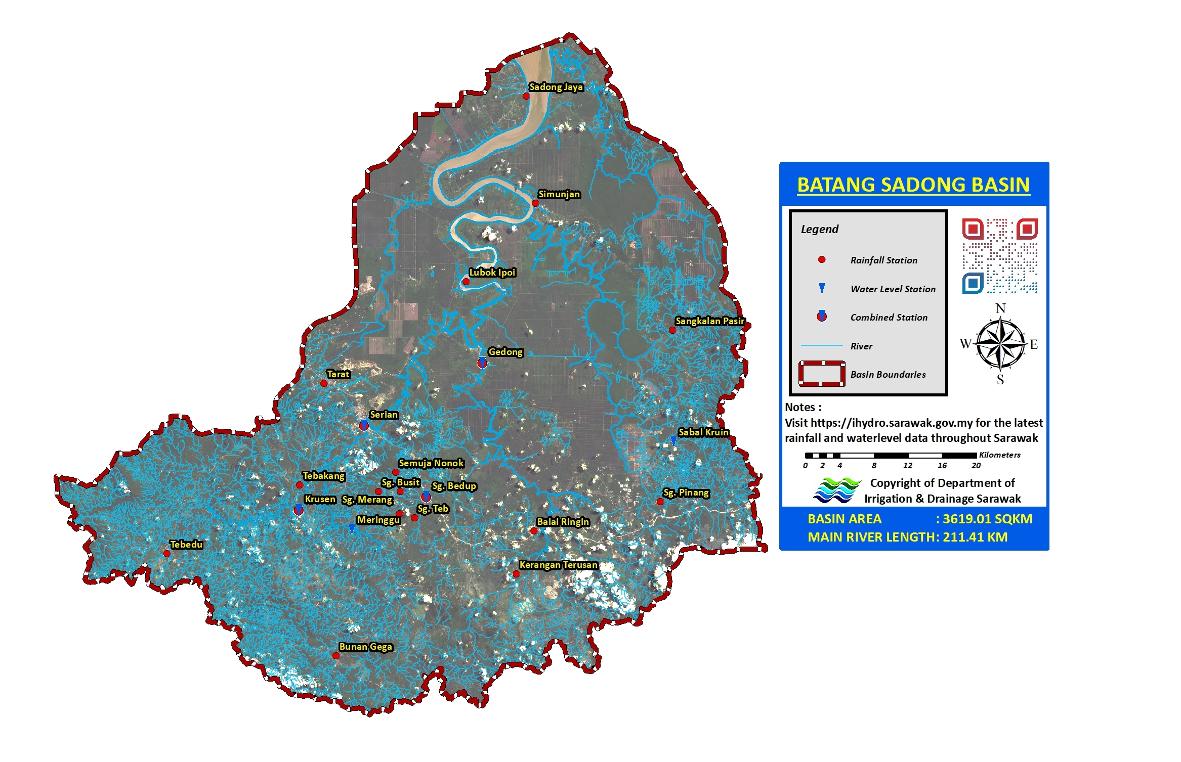 Batang Sadong Basin, Sarawak