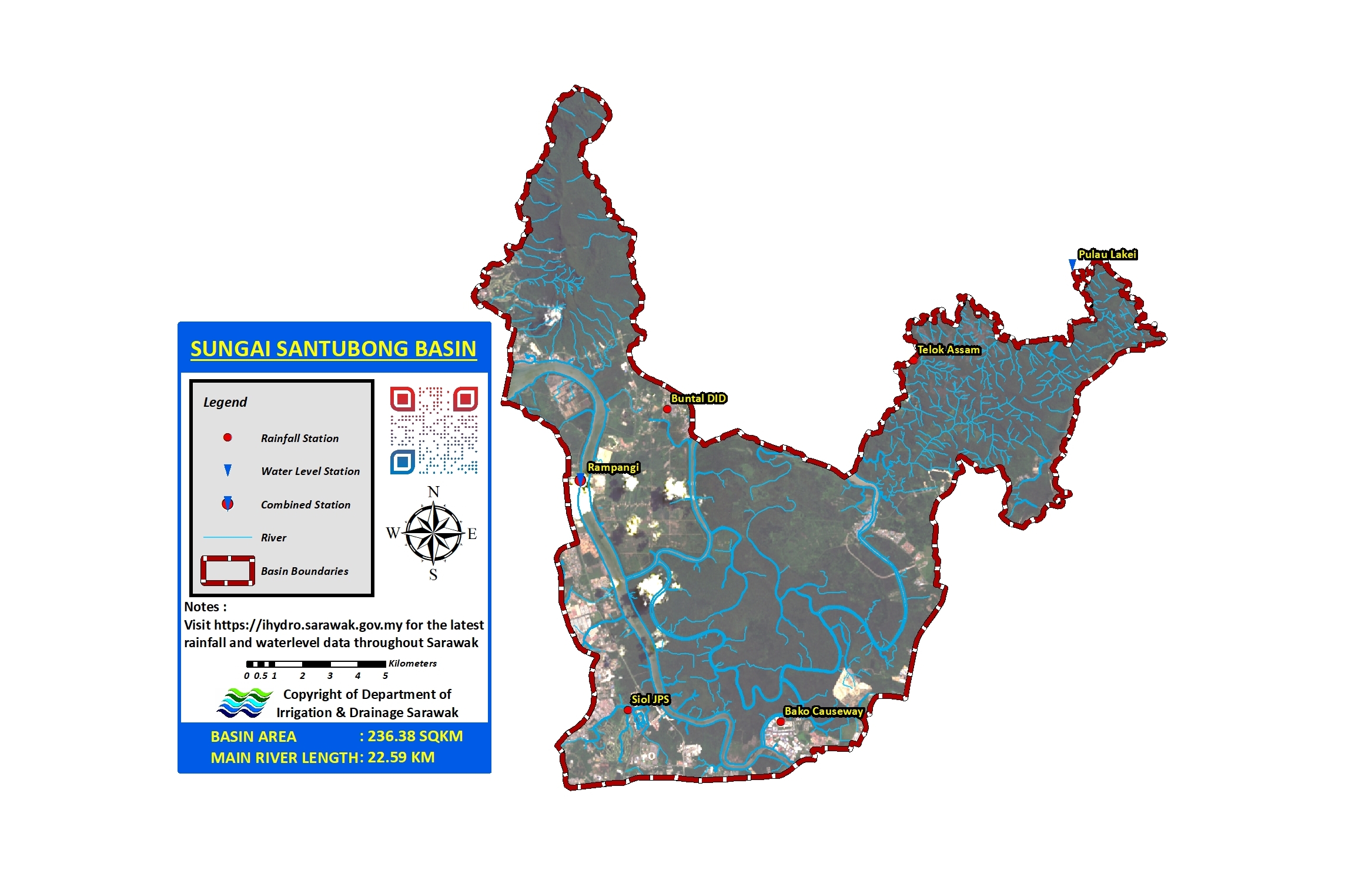 Sungai Santubong Basin, Sarawak