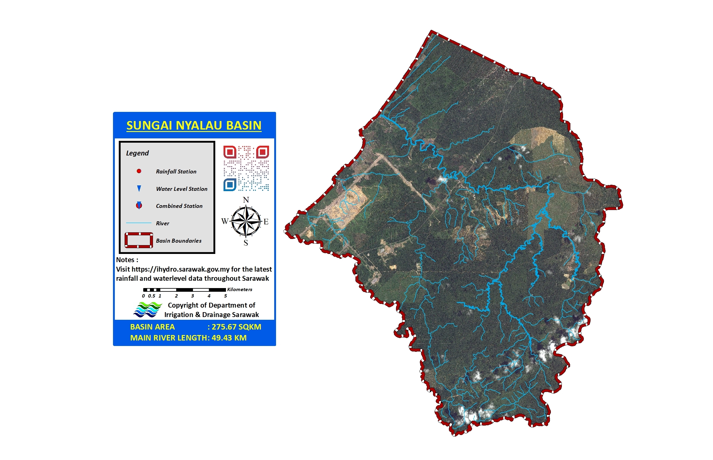 Sungai Nyalau Basin, Sarawak