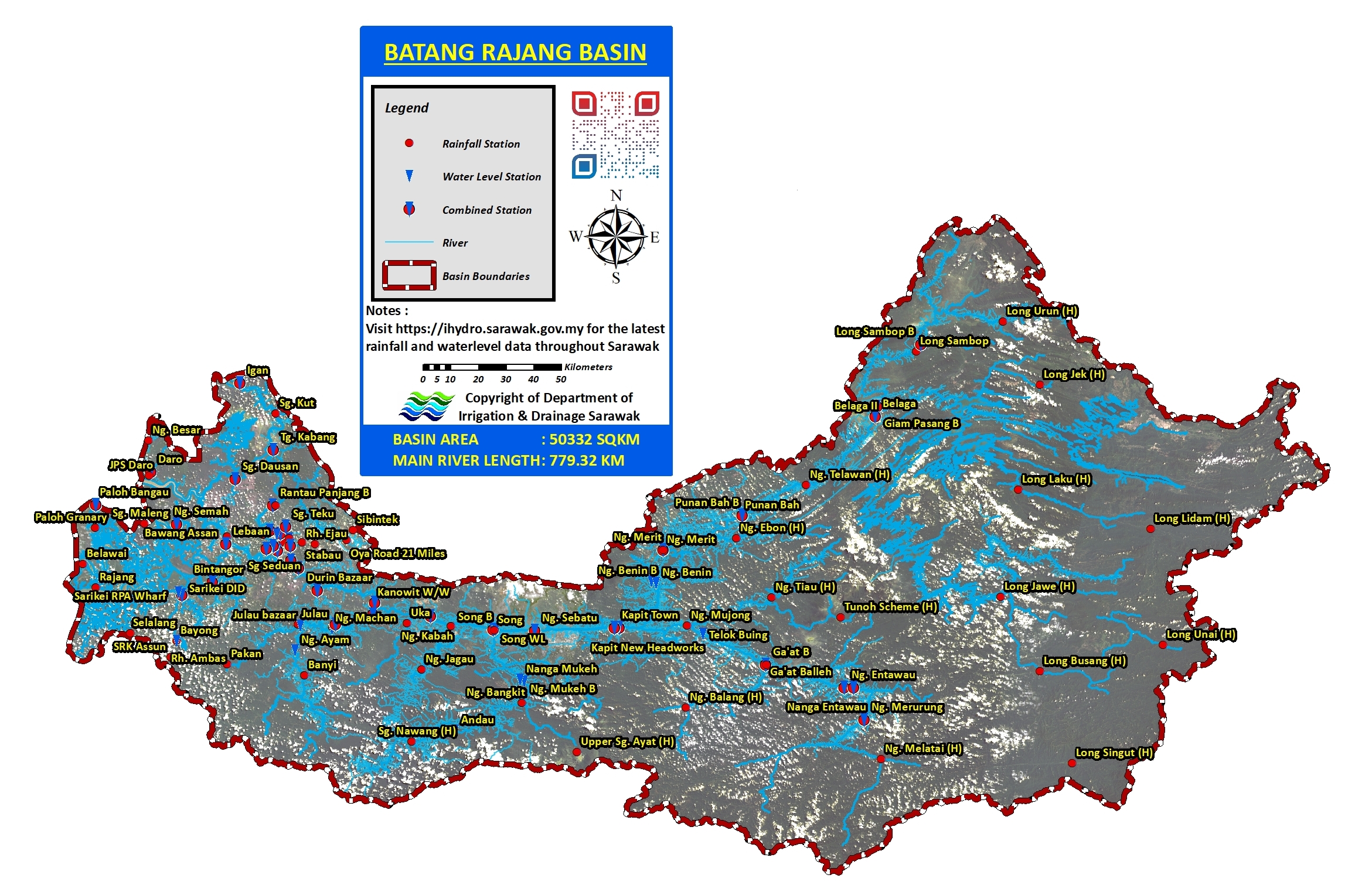 Batang Rajang Basin, Sarawak