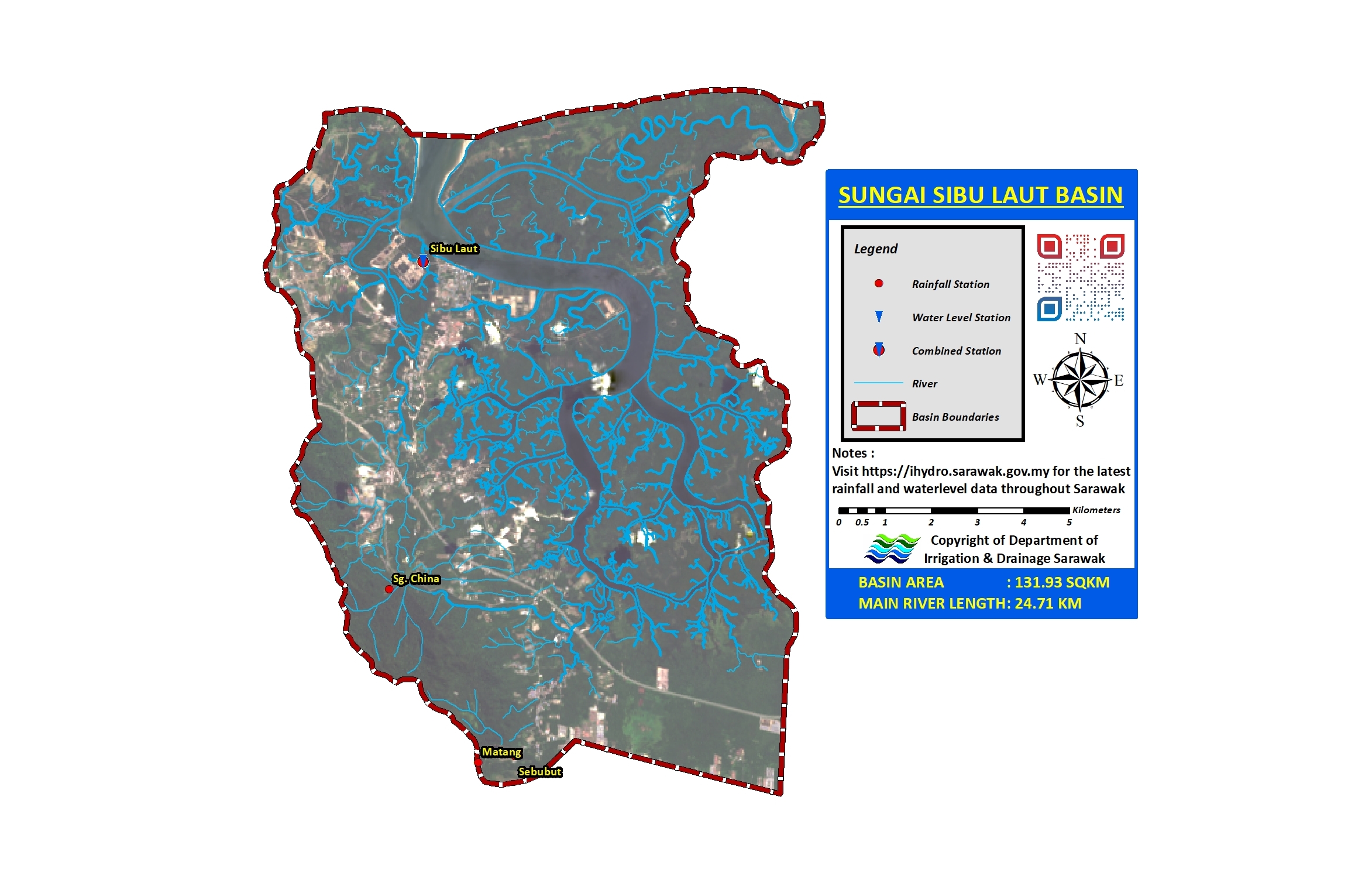 Sungai Sibu Laut Basin, Sarawak